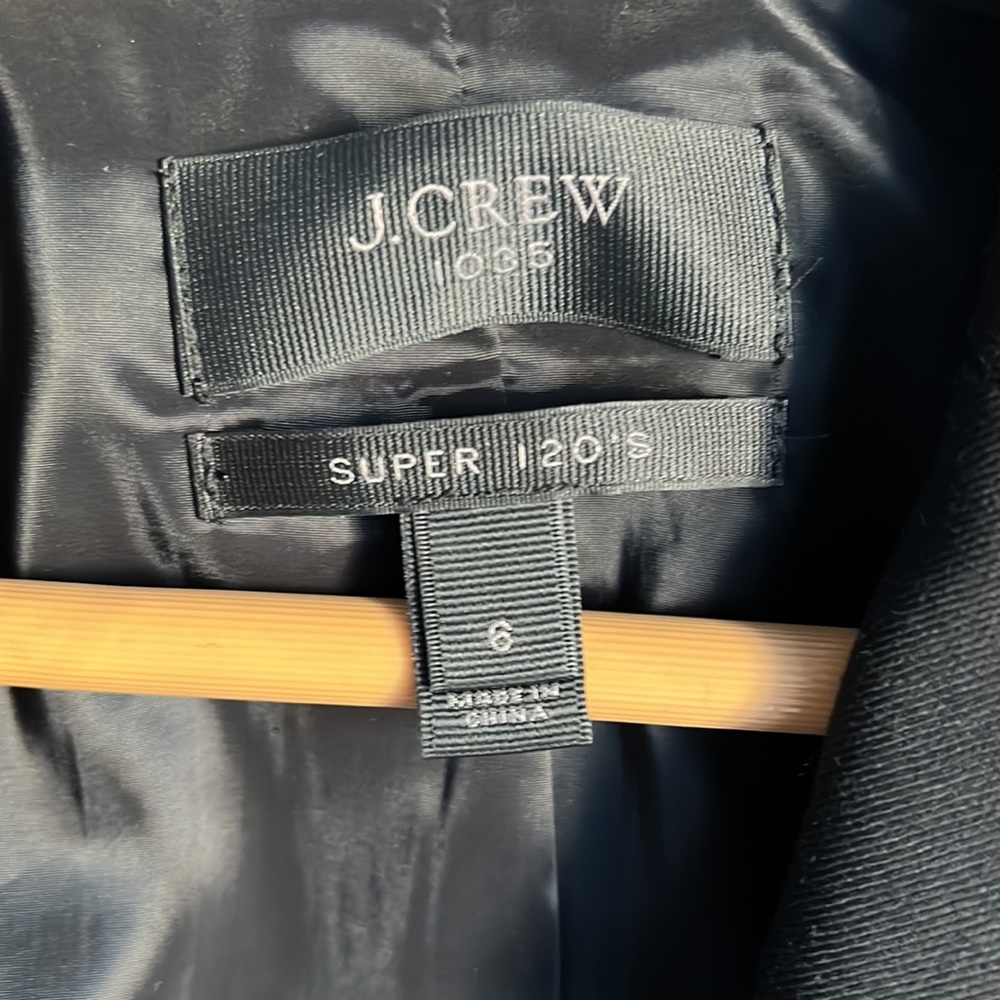 J. Crew || Black 1035 Campbell Super 120s Wool blazer - Picture 8 of 10